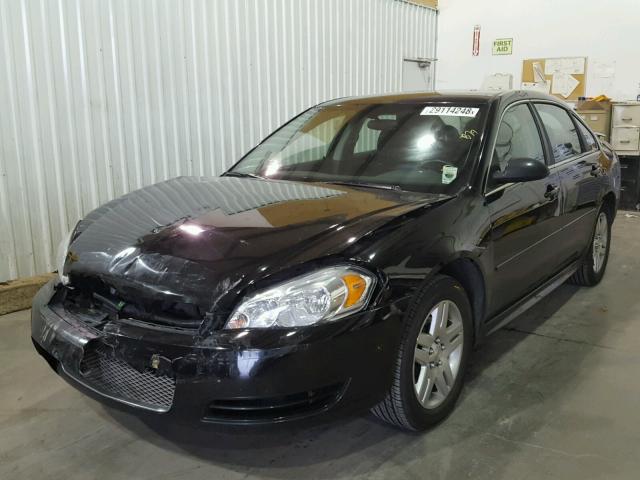 2G1WG5E32C1220165 - 2012 CHEVROLET IMPALA LT BLACK photo 2