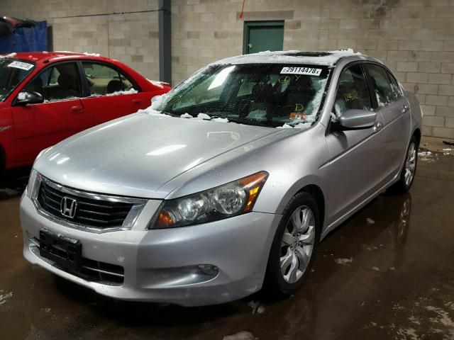 1HGCP36849A013981 - 2009 HONDA ACCORD EXL SILVER photo 2