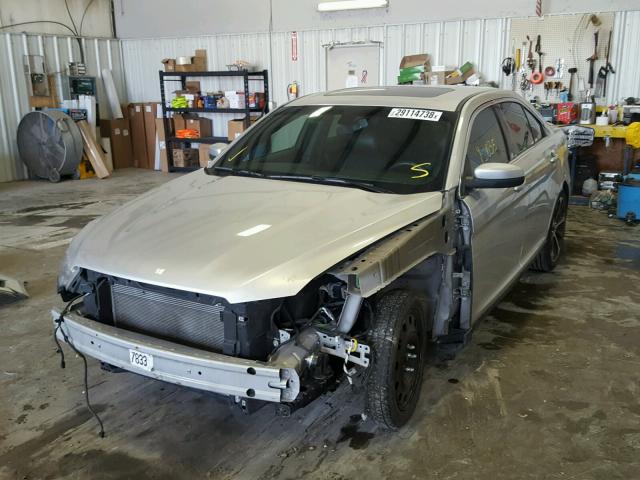 1FAHP2E83EG117519 - 2014 FORD TAURUS SEL SILVER photo 2