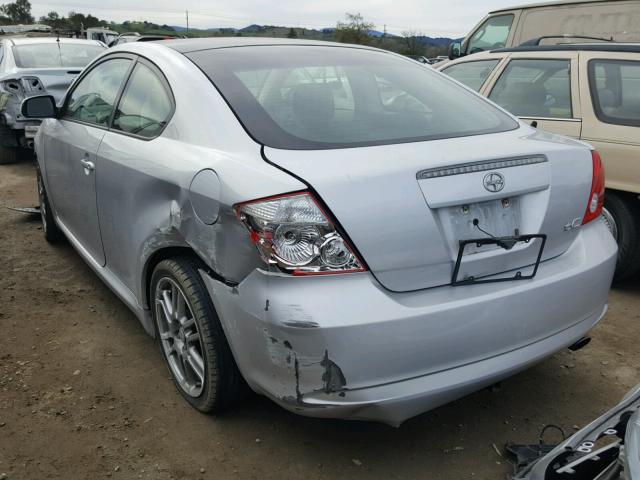 JTKDE167260136449 - 2006 TOYOTA SCION TC SILVER photo 3