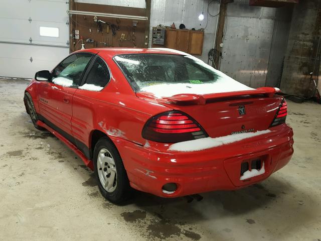 1G2NE12T5YM701033 - 2000 PONTIAC GRAND AM S Qırmızı foto 3