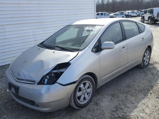 JTDKB20U157038627 - 2005 TOYOTA PRIUS SILVER photo 2