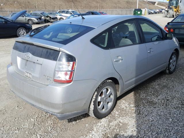 JTDKB20U157038627 - 2005 TOYOTA PRIUS SILVER photo 4