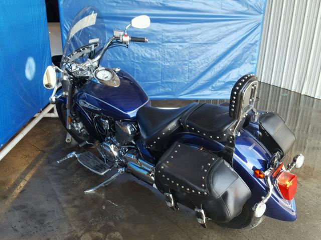 JYAVP11E99A116642 - 2009 YAMAHA XVS1100 A BLUE photo 3