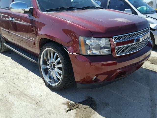 1GNFK13048J124890 - 2008 CHEVROLET TAHOE K150 MAROON photo 9