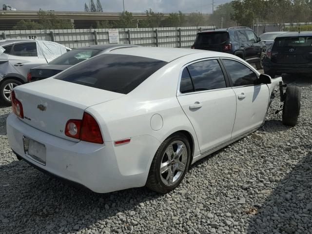 1G1ZH57BX9F189702 - 2009 CHEVROLET MALIBU 1LT WHITE photo 4