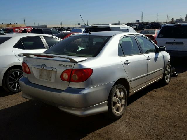 1NXBR30E26Z610216 - 2006 TOYOTA COROLLA CE SILVER photo 4