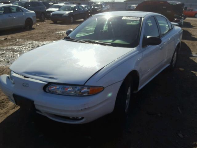 1G3NL52F43C292797 - 2003 OLDSMOBILE ALERO GL WHITE photo 2