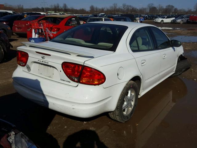 1G3NL52F43C292797 - 2003 OLDSMOBILE ALERO GL WHITE photo 4