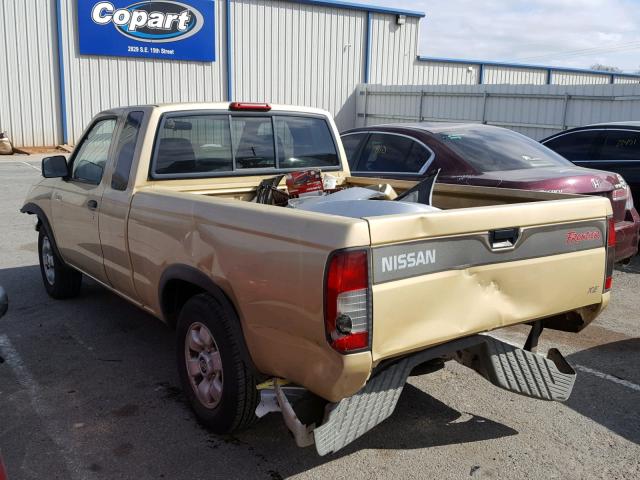 1N6DD26S7XC315331 - 1999 NISSAN FRONTIER K GOLD photo 3