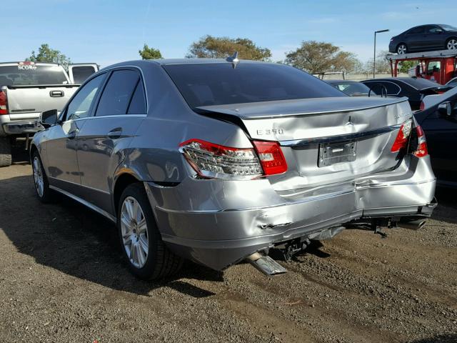 WDDHF2EB9CA527921 - 2012 MERCEDES-BENZ E 350 BLUE SILVER photo 3