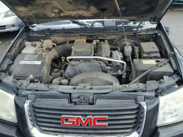 1GKDT13S032205987 - 2003 GMC ENVOY BLACK photo 7