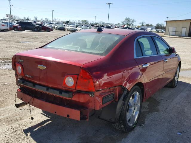 1G1ZC5E00CF294062 - 2012 CHEVROLET MALIBU 1LT 红色 照片 4