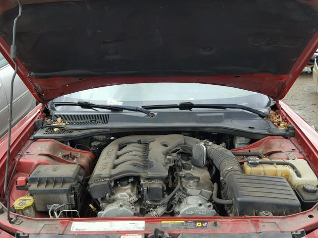 2B3LA43G76H433833 - 2006 DODGE CHARGER SE RED photo 7