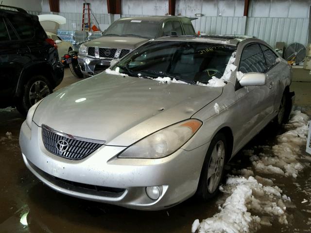 4T1CA30P74U007076 - 2004 TOYOTA CAMRY SOLA SILVER photo 2