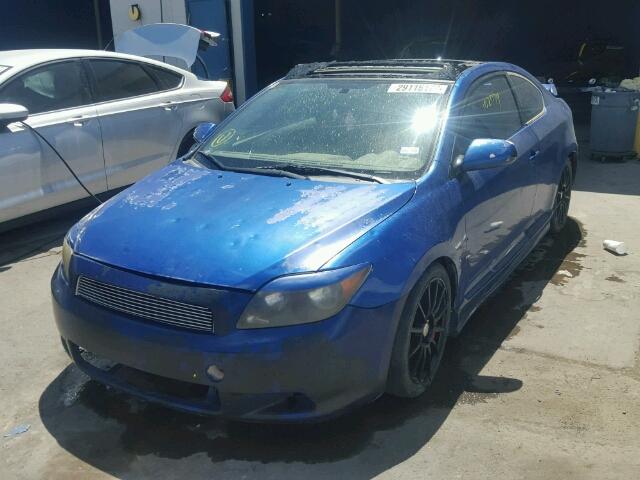 JTKDE177960139881 - 2006 TOYOTA SCION TC BLUE photo 2