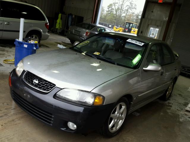 3N1AB51D62L710168 - 2002 NISSAN SENTRA SE- BEIGE photo 2