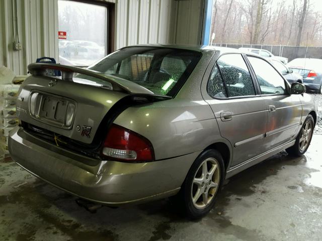 3N1AB51D62L710168 - 2002 NISSAN SENTRA SE- BEIGE photo 4