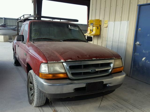 1FTYR14V3YPC13175 - 2000 FORD RANGER SUP RED photo 1