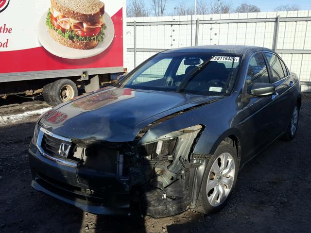 1HGCP36898A023985 - 2008 HONDA ACCORD EXL GREEN photo 2