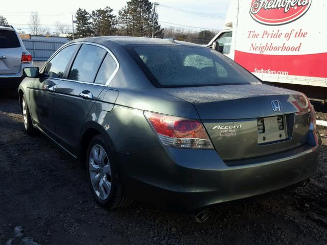 1HGCP36898A023985 - 2008 HONDA ACCORD EXL GREEN photo 3