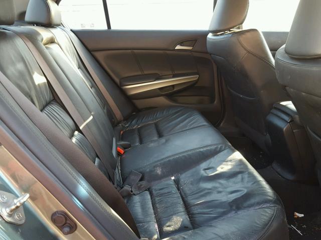 1HGCP36898A023985 - 2008 HONDA ACCORD EXL GREEN photo 6