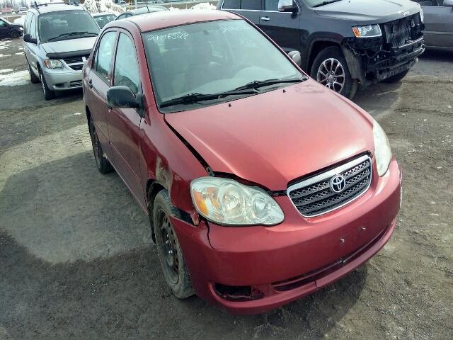 2T1BR32E65C857655 - 2005 TOYOTA COROLLA CE RED photo 1