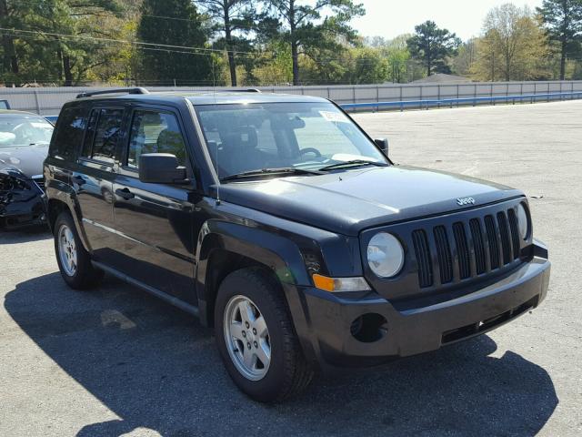 1J8FF28W28D550651 - 2008 JEEP PATRIOT SP BLACK photo 1