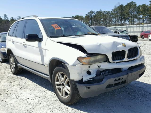 5UXFA13536LY38131 - 2006 BMW X5 3.0I WHITE photo 1