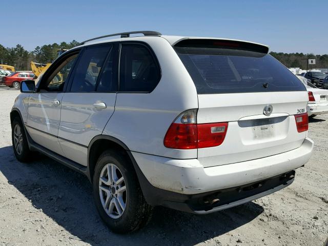 5UXFA13536LY38131 - 2006 BMW X5 3.0I WHITE photo 3