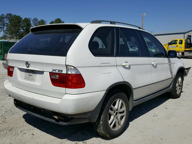 5UXFA13536LY38131 - 2006 BMW X5 3.0I WHITE photo 4