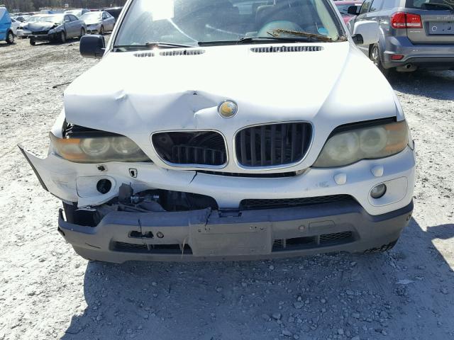 5UXFA13536LY38131 - 2006 BMW X5 3.0I WHITE photo 7