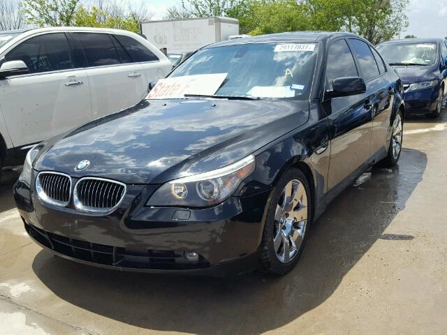 WBANE73527CM53484 - 2007 BMW 530 BLACK photo 2