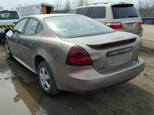 2G2WP552061212699 - 2006 PONTIAC GRAND PRIX Qəhvəyi foto 3