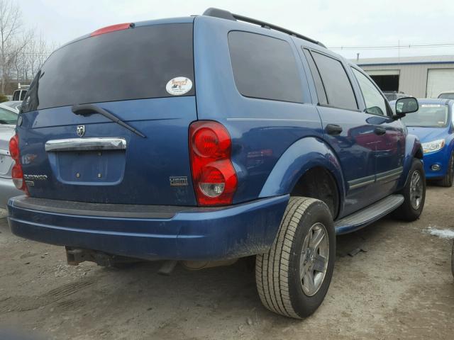 1D8HB58D65F574156 - 2005 DODGE DURANGO LI BLUE photo 4