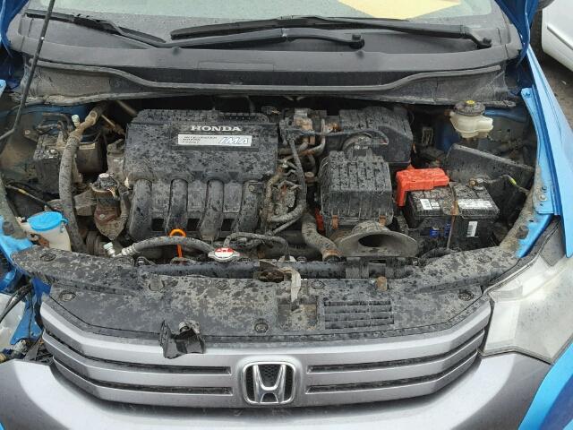 JHMZE2H77AS801616 - 2010 HONDA INSIGHT EX BLUE photo 7