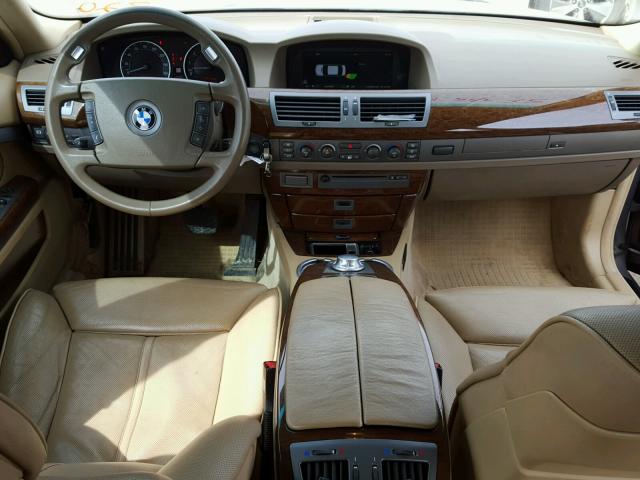 WBAGL63412DP59868 - 2002 BMW 745 I BROWN photo 9