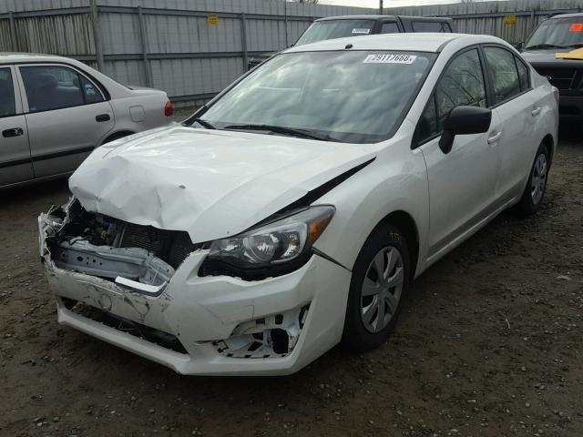 JF1GJAA67FH021433 - 2015 SUBARU IMPREZA BA WHITE photo 2