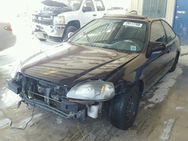 1HGEJ824XYL075933 - 2000 HONDA CIVIC EX Qara foto 2