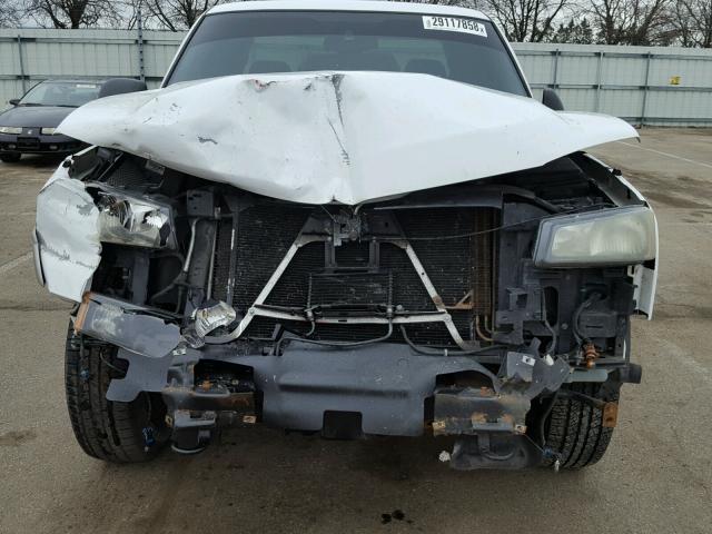 1GCEK19B86Z169472 - 2006 CHEVROLET SILVERADO WHITE photo 9