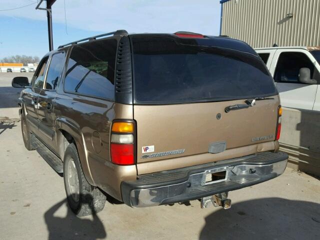 1GNEC16Z14J312974 - 2004 CHEVROLET SUBURBAN C TAN photo 3