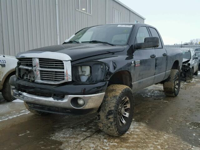 3D7KS28A48G177756 - 2008 DODGE RAM 2500 S BLACK photo 2