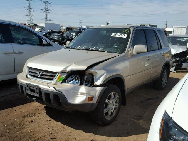 JHLRD1877YC036610 - 2000 HONDA CR-V SE GOLD photo 2