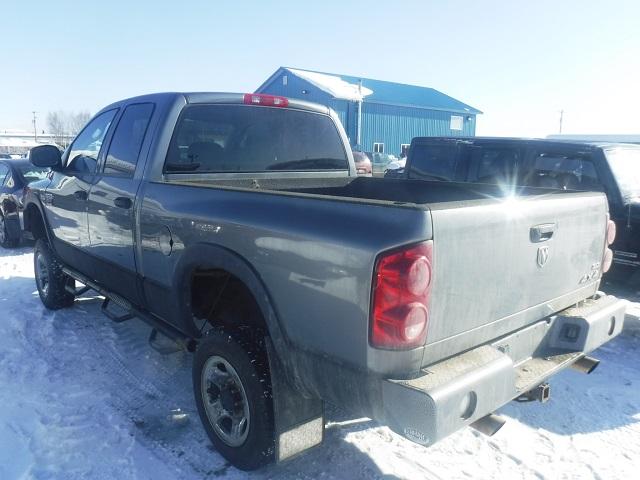 3D7KS28D07G815851 - 2007 DODGE RAM 2500 S GREEN photo 3