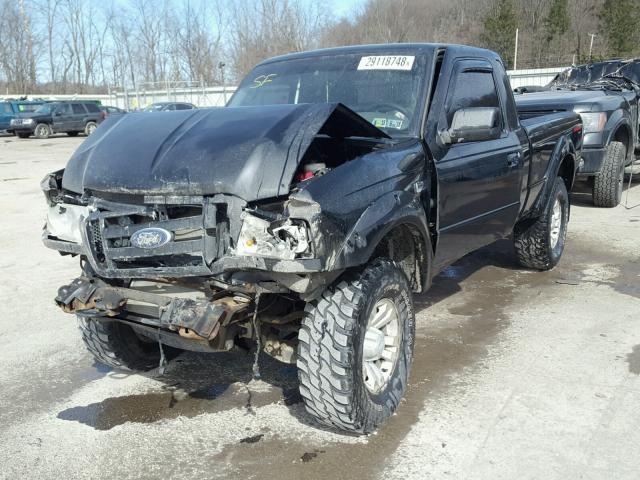 1FTLR4FE8BPA44268 - 2011 FORD RANGER SUP BLACK photo 2