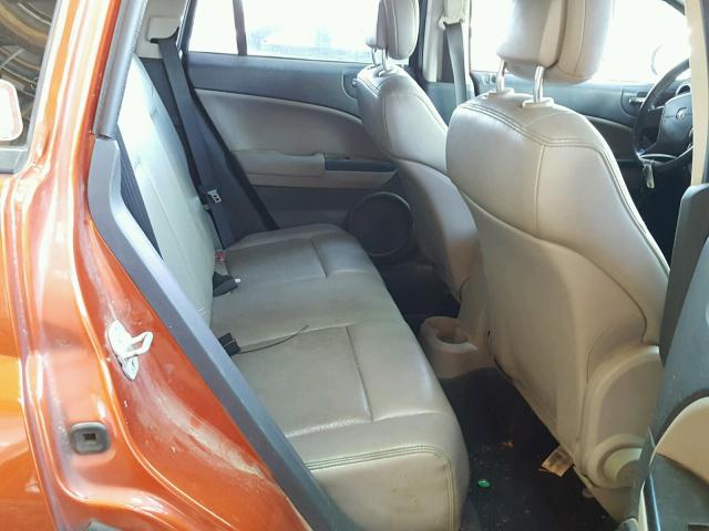 1B3CB9HB0AD616441 - 2010 DODGE CALIBER UP ORANGE photo 6