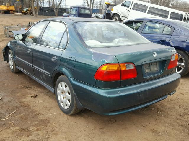 2HGEJ6670XH542443 - 1999 HONDA CIVIC LX GREEN photo 3