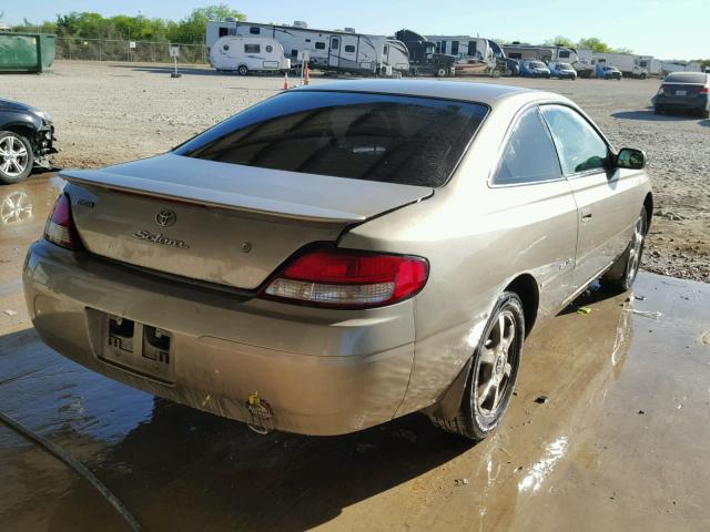 2T1CF22P8XC124678 - 1999 TOYOTA CAMRY SOLA BEIGE photo 4