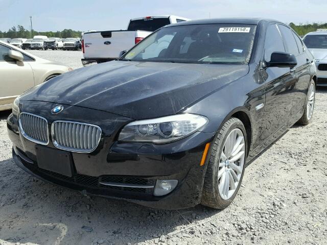 WBAFR9C50BDE81763 - 2011 BMW 550 I BLACK photo 2