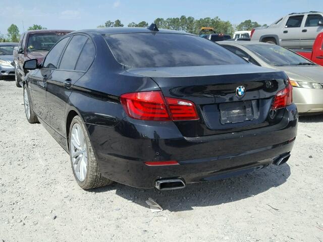 WBAFR9C50BDE81763 - 2011 BMW 550 I BLACK photo 3